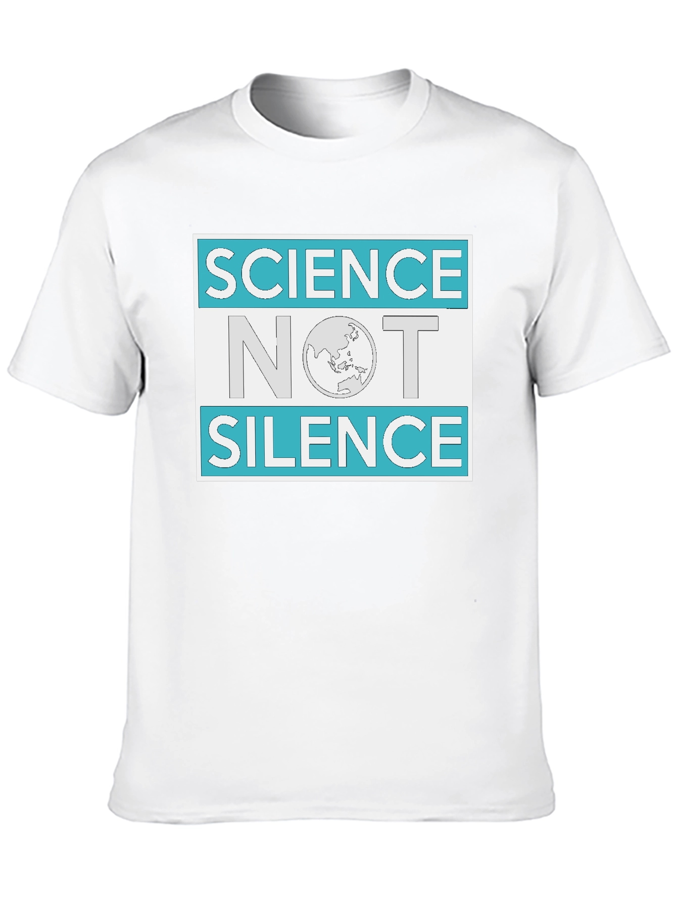 Science Not Silence Graphic Tee - Black