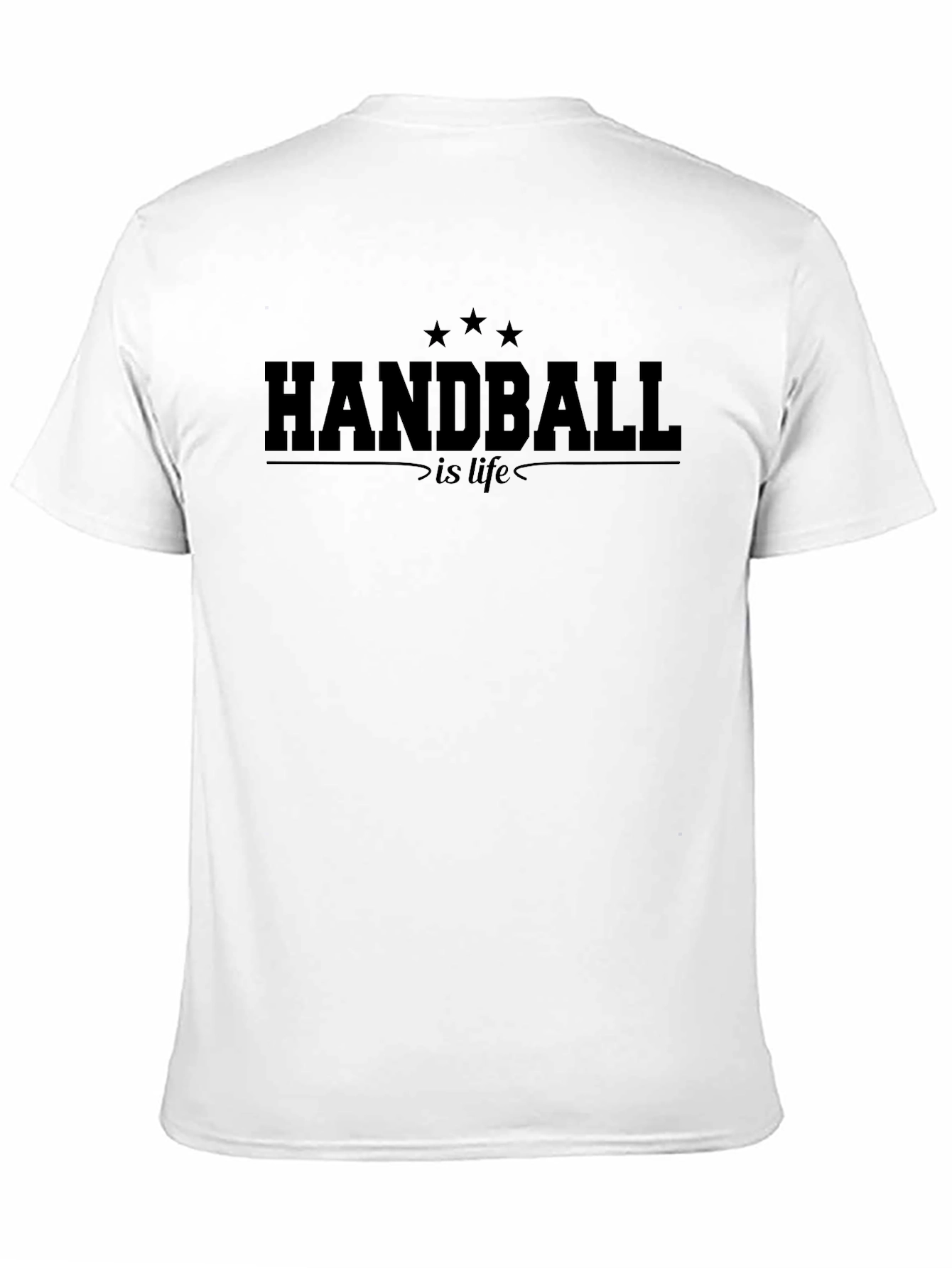 Handball is Life T-Shirt - Sporty Black Tee