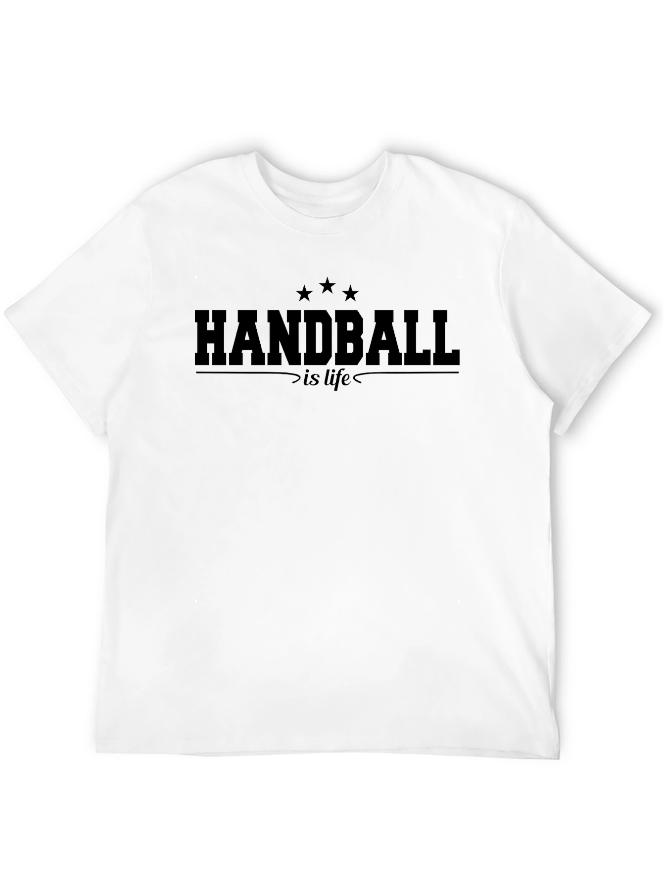 Handball is Life T-Shirt - Sporty Black Tee