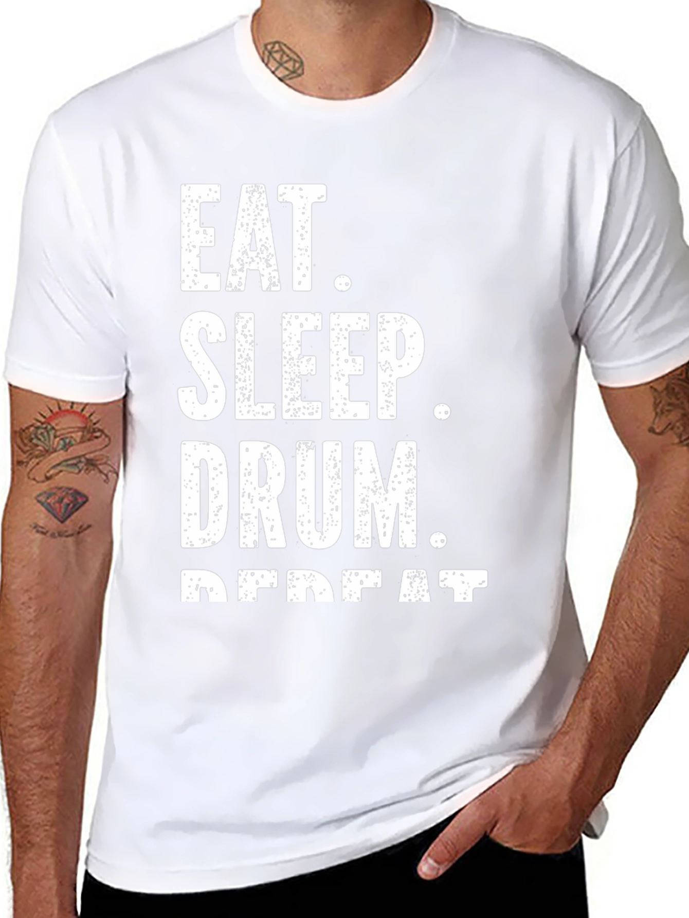 Eat Sleep Drum Repeat T-Shirt