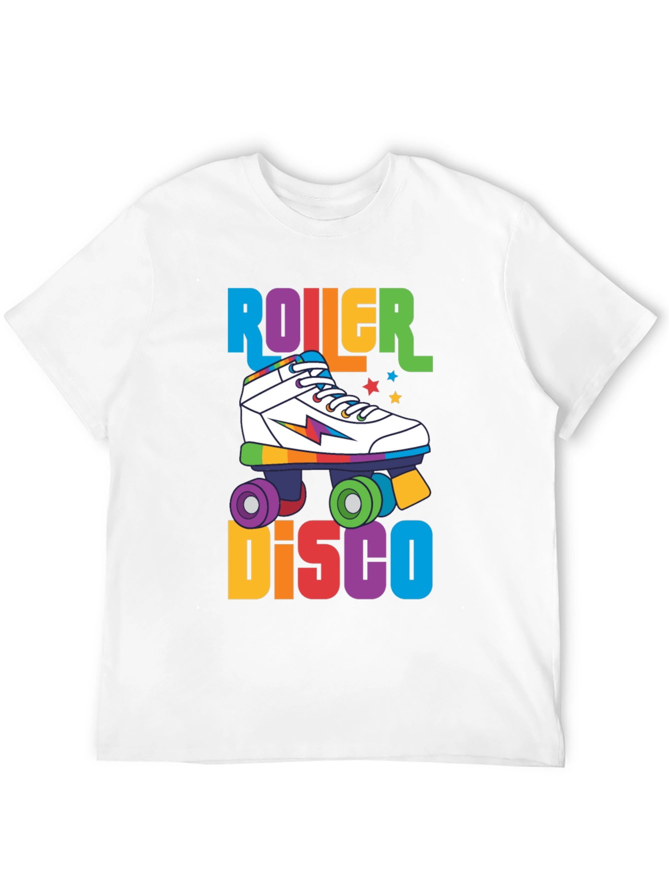 Retro Roller Disco T-Shirt - 80s Vibes!