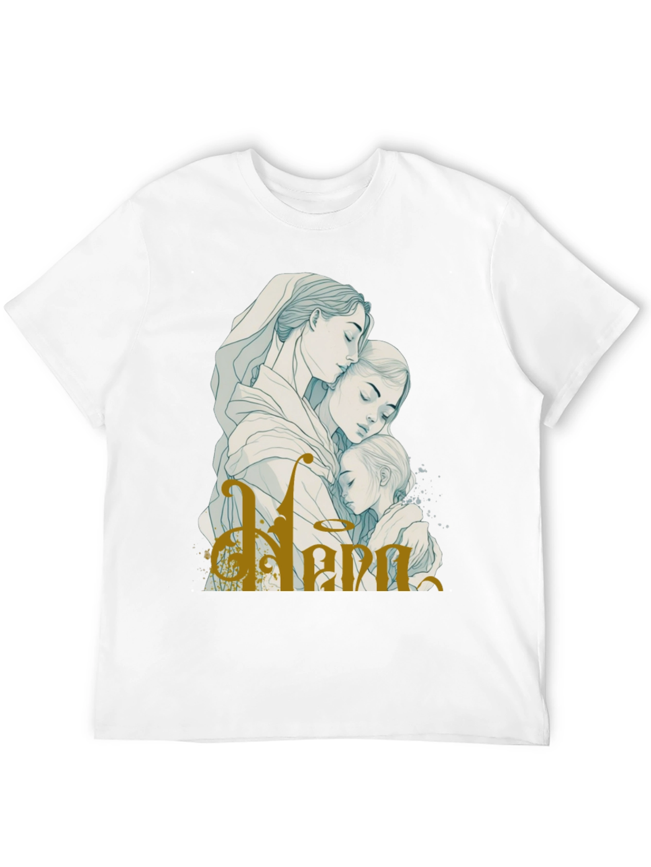 Mother Daughter Embrace Graphic Tee