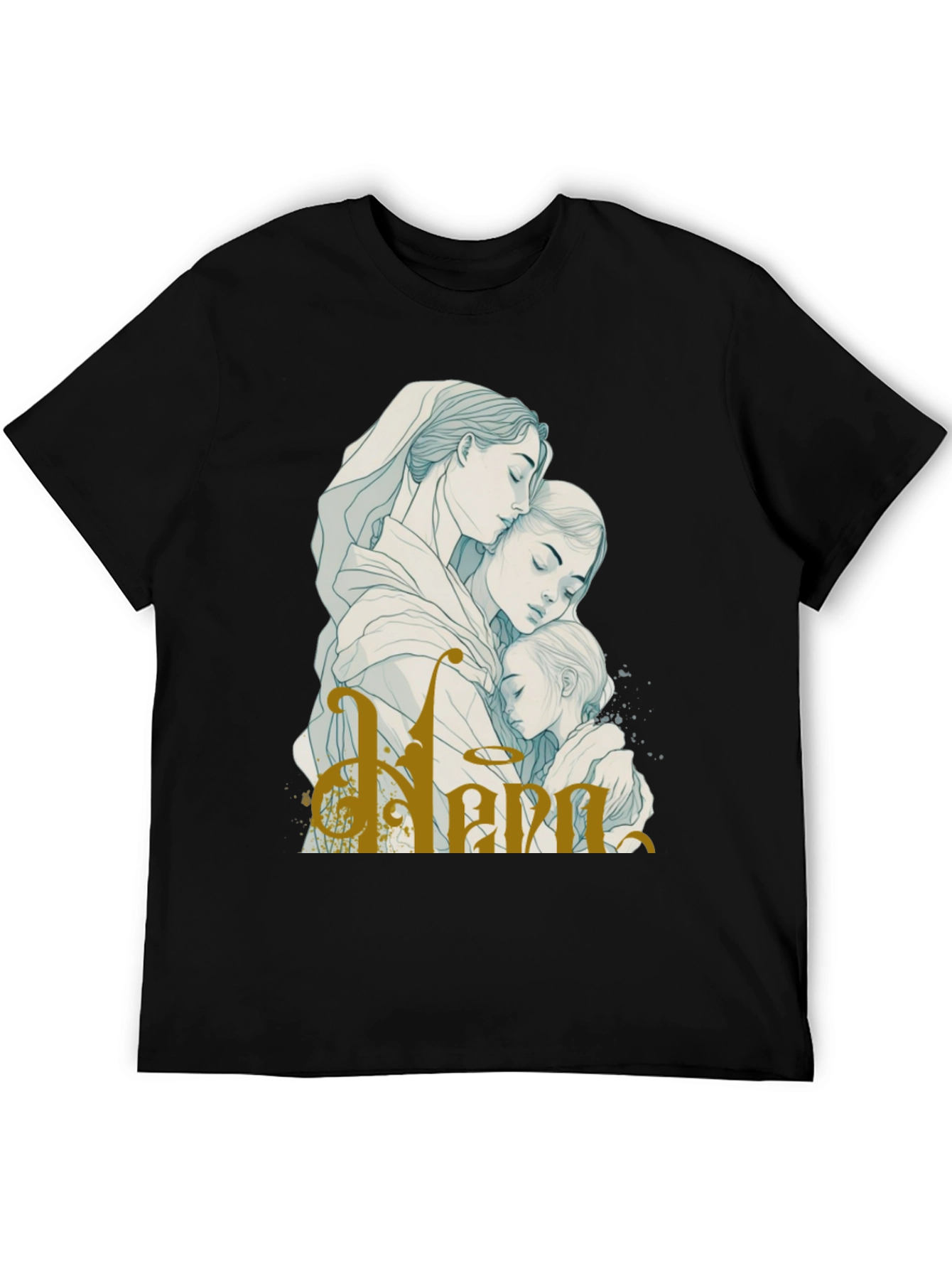 Mother Daughter Embrace Graphic Tee