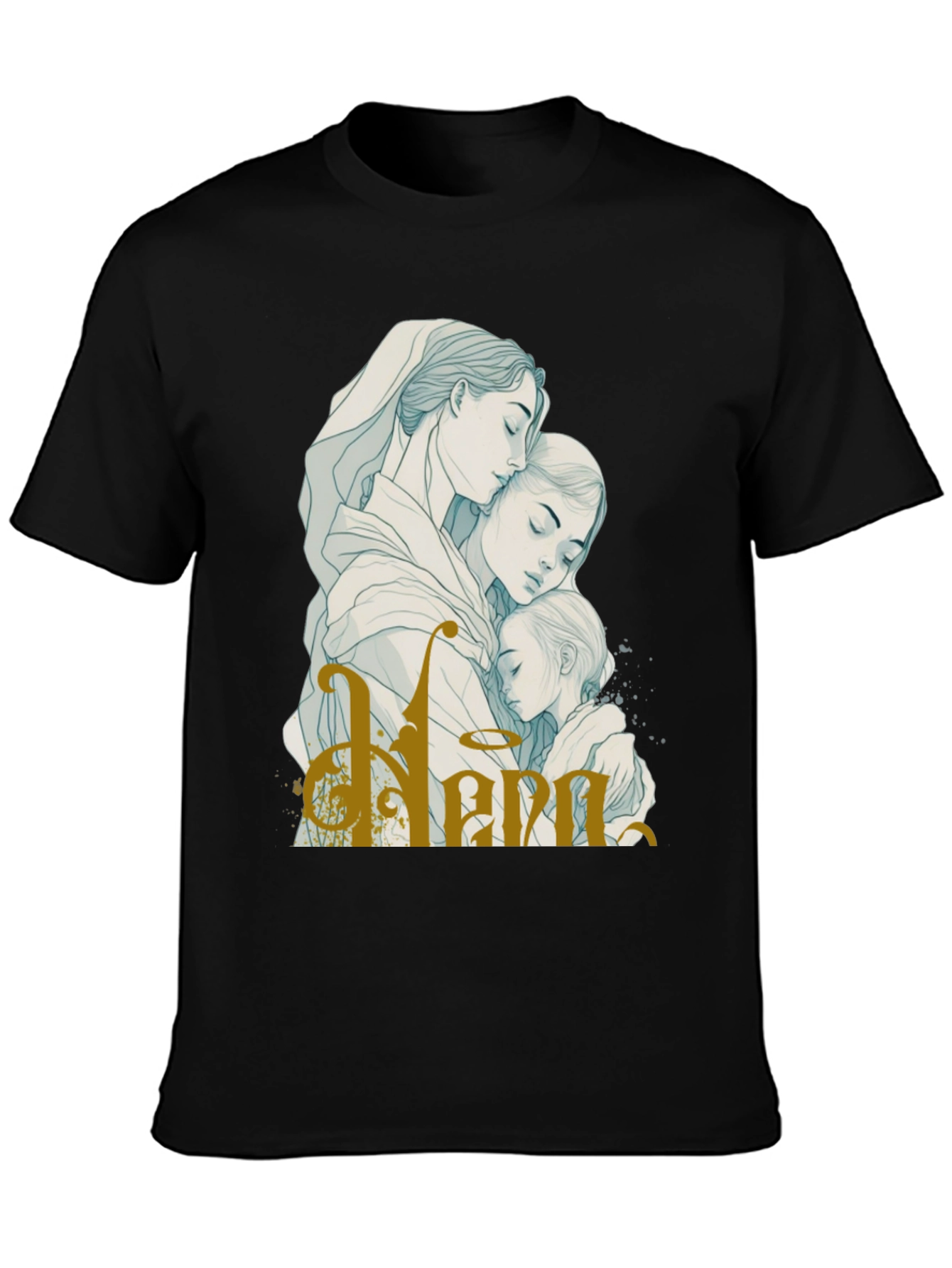 Mother Daughter Embrace Graphic Tee