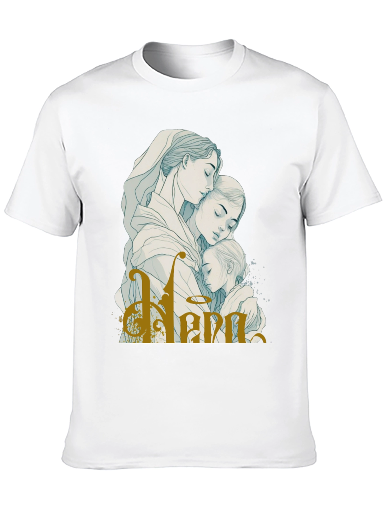 Mother Daughter Embrace Graphic Tee