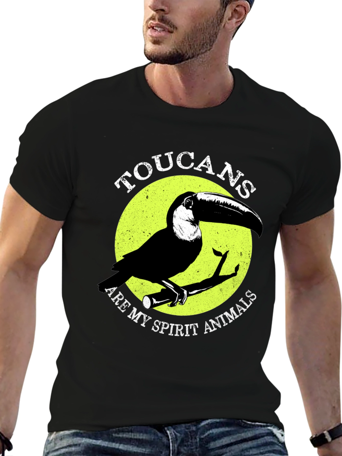 Toucan Spirit Animal T-Shirt - Fun Graphic Tee