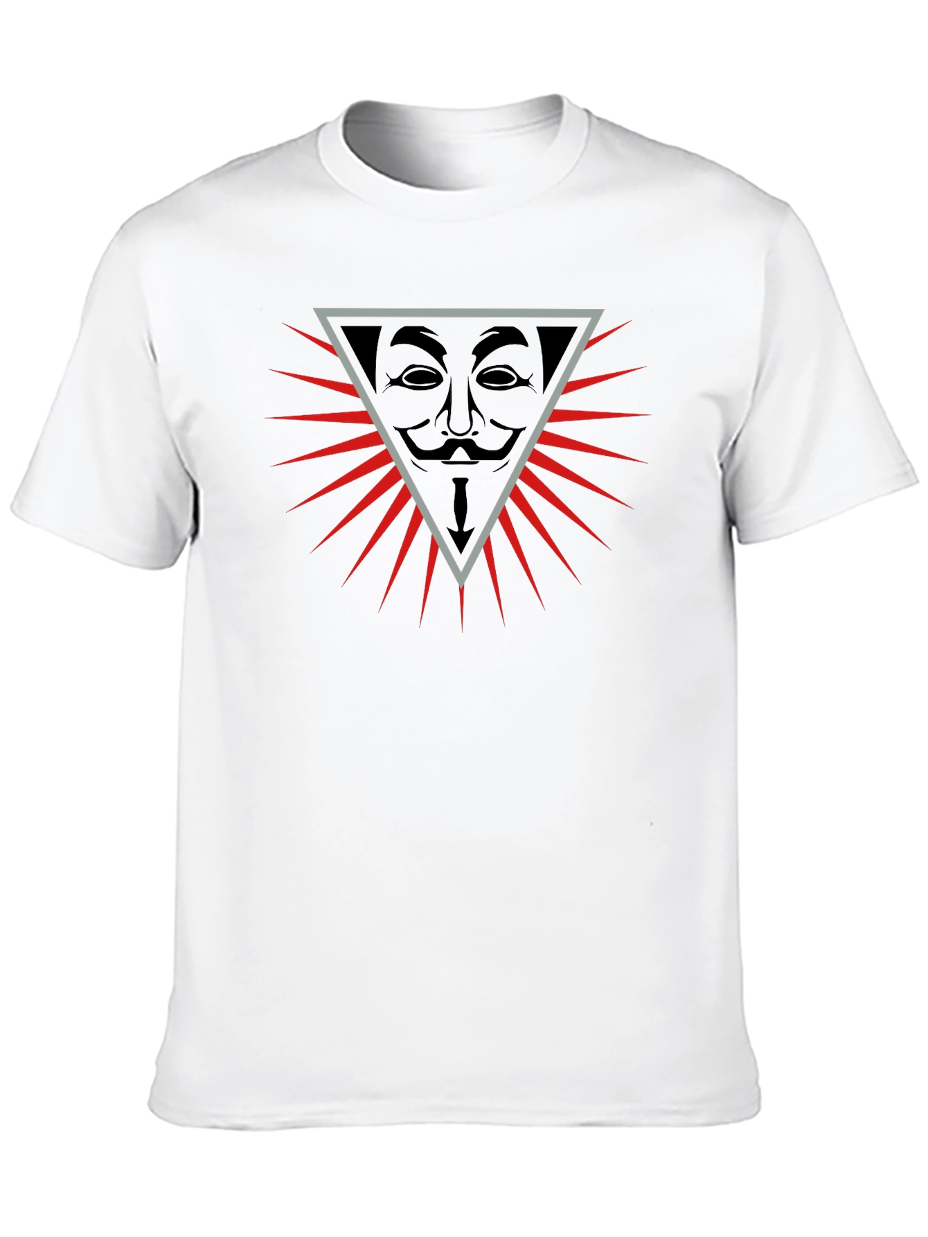 Anonymous Mask Graphic Tee - Bold Statement Shirt