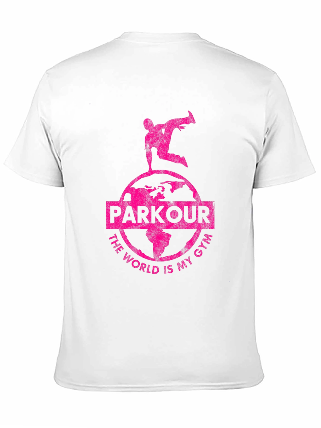 Parkour World Is My Gym Black T-Shirt