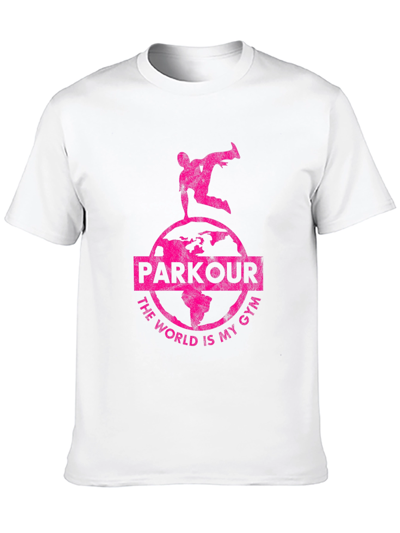 Parkour World Is My Gym Black T-Shirt