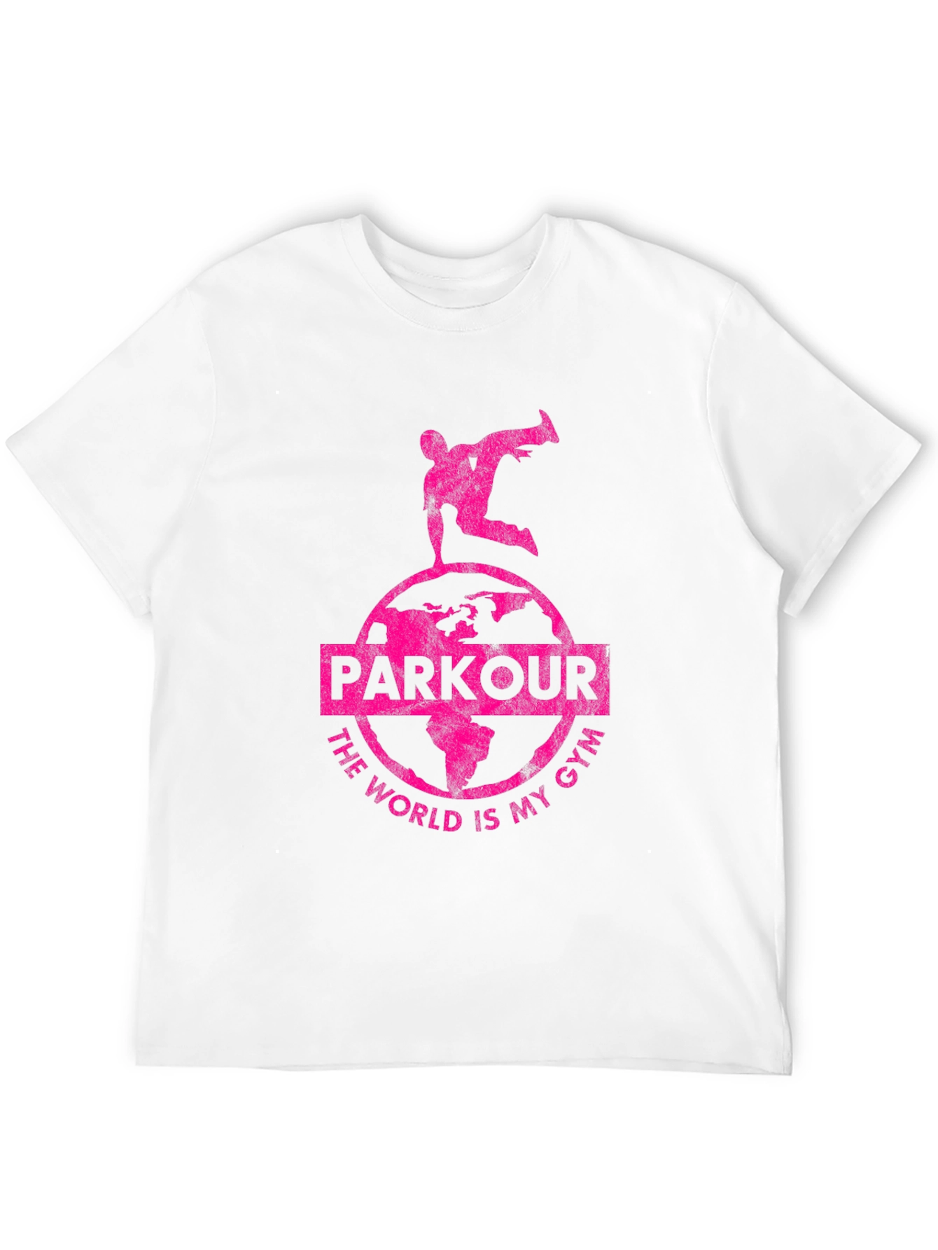 Parkour World Is My Gym Black T-Shirt