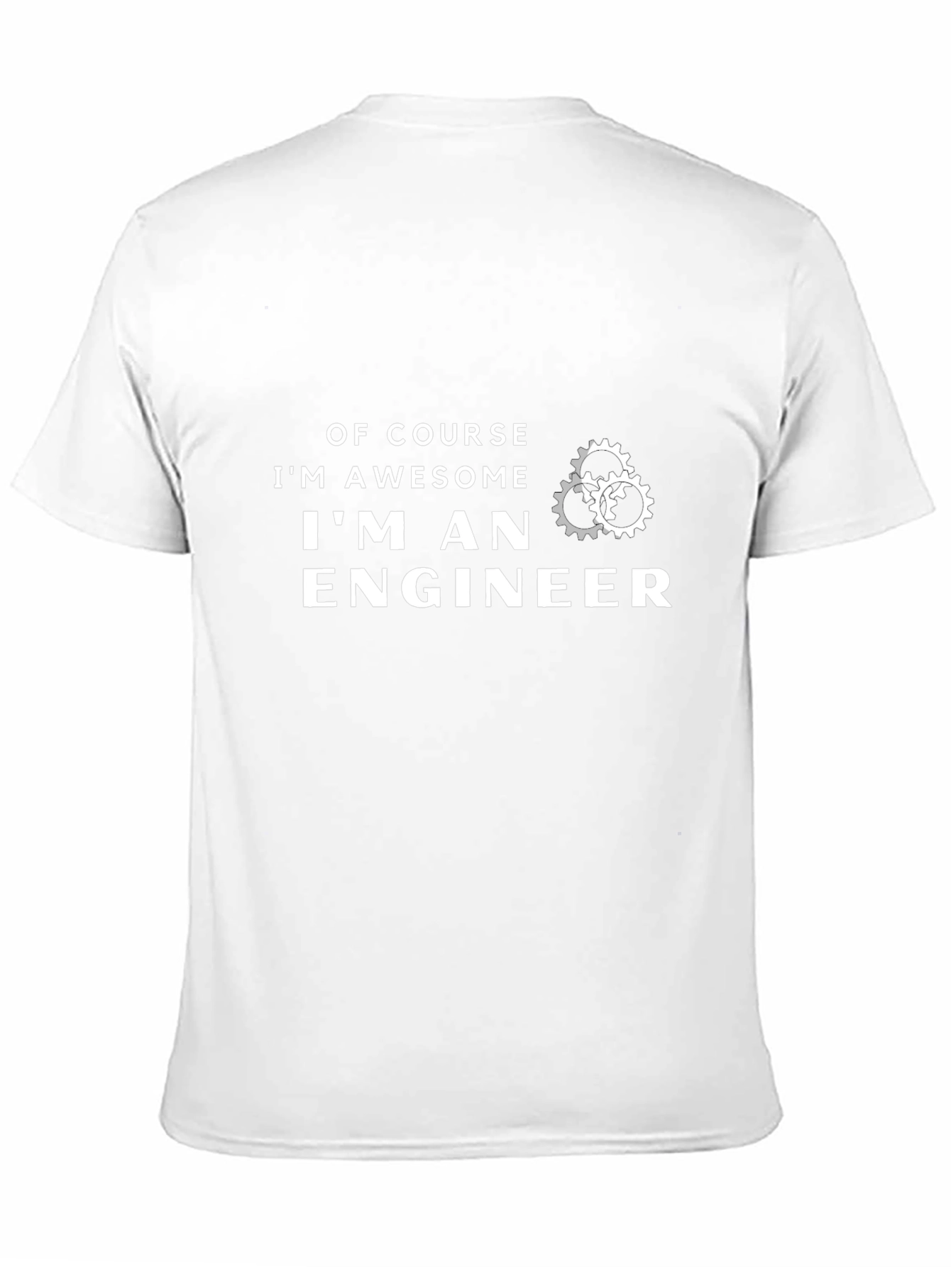 Awesome Engineer T-Shirt - Black Cotton Blend