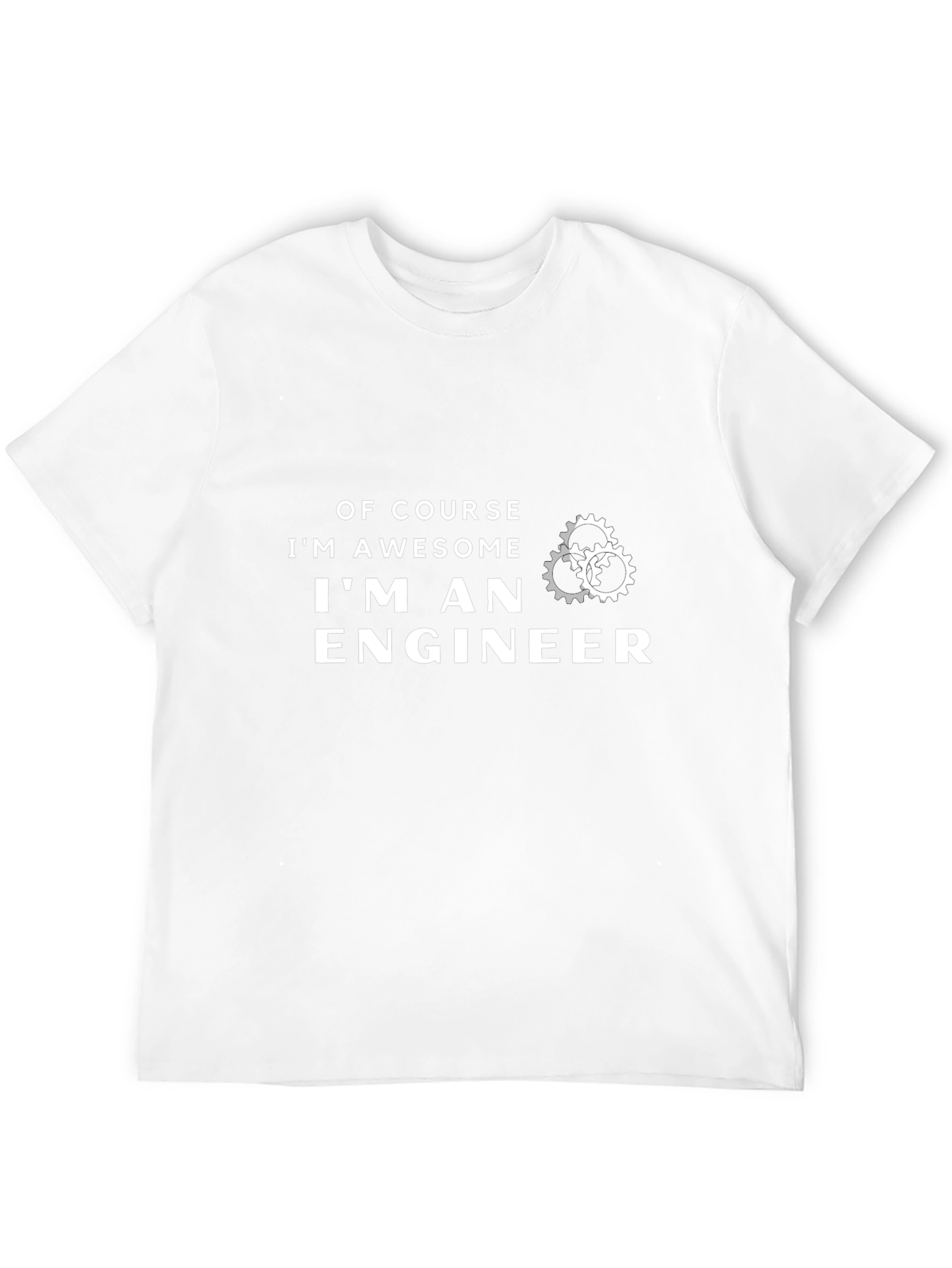Awesome Engineer T-Shirt - Black Cotton Blend