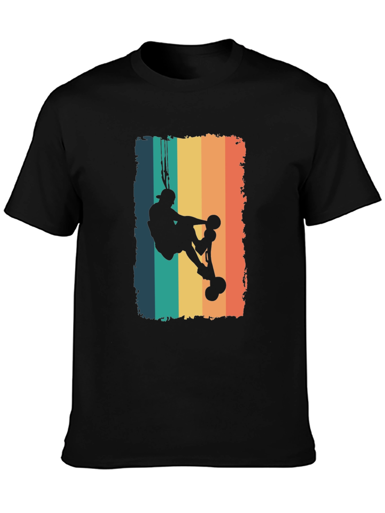 Retro Rock Climber Graphic T-Shirt