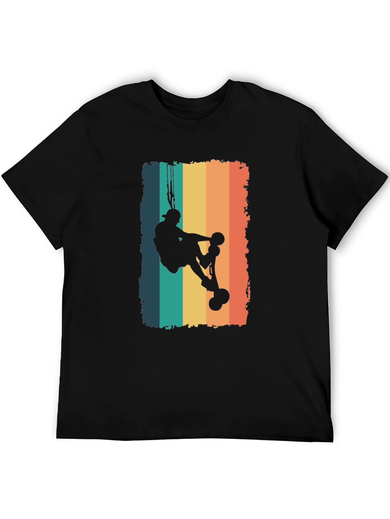Retro Rock Climber Graphic T-Shirt