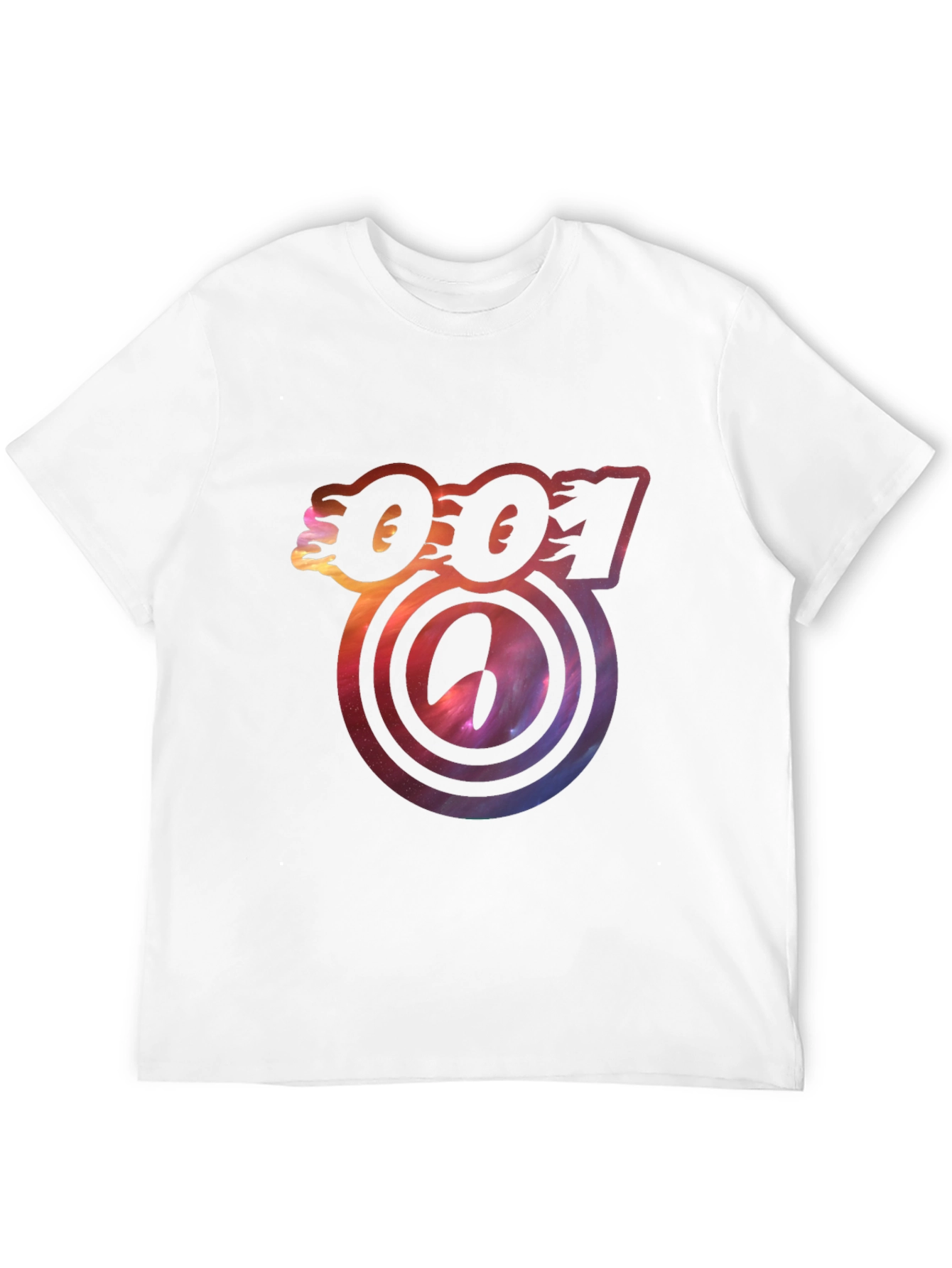 Bold 001 Graphic Print Black T-Shirt