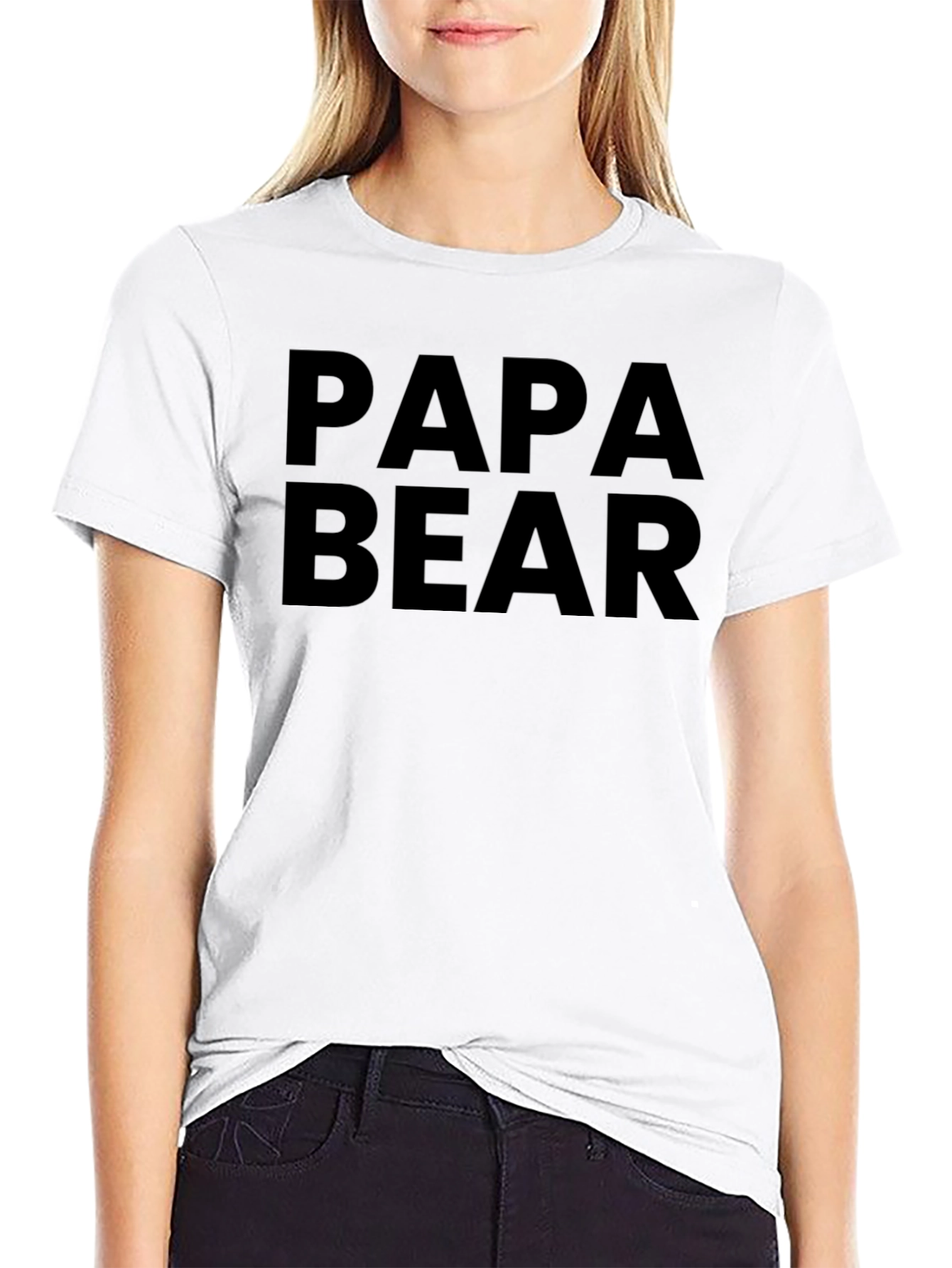 Papa Bear Graphic Tee - Soft Cotton Blend