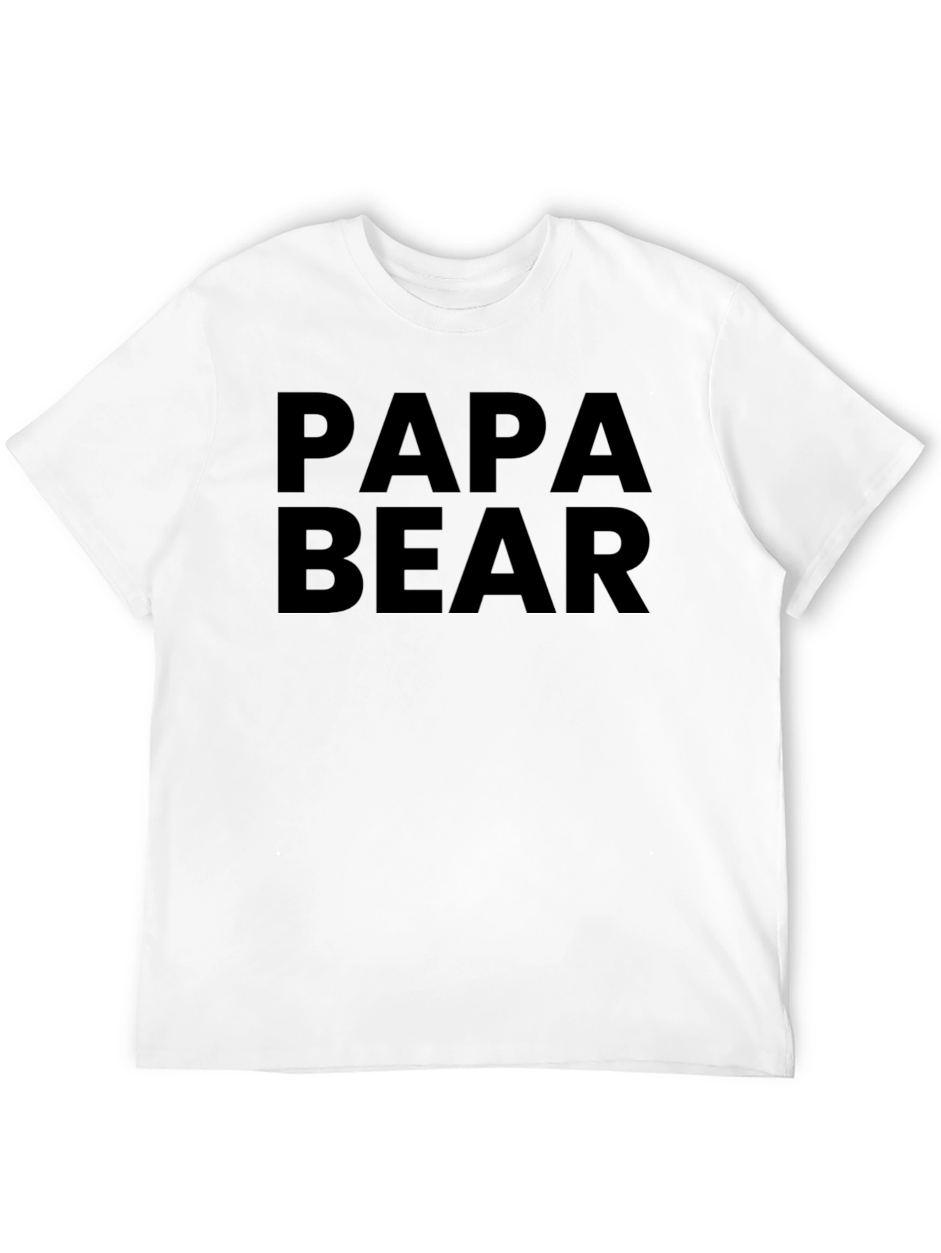 Papa Bear Graphic Tee - Soft Cotton Blend