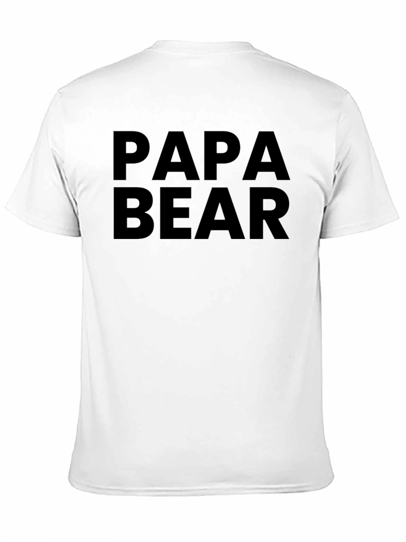 Papa Bear Graphic Tee - Soft Cotton Blend