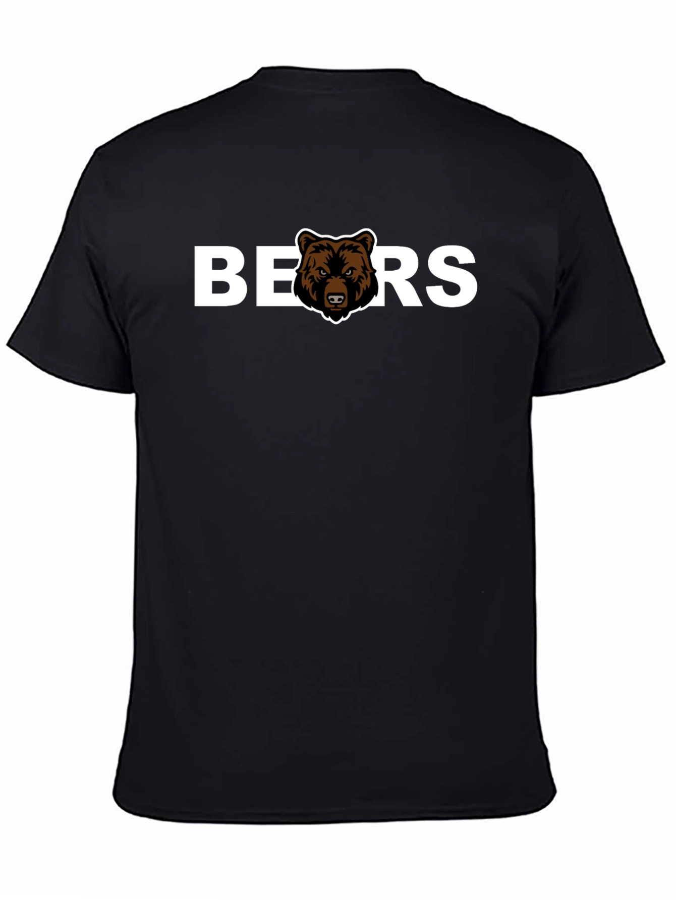 Mens Black Chicago Bears Graphic T-Shirt