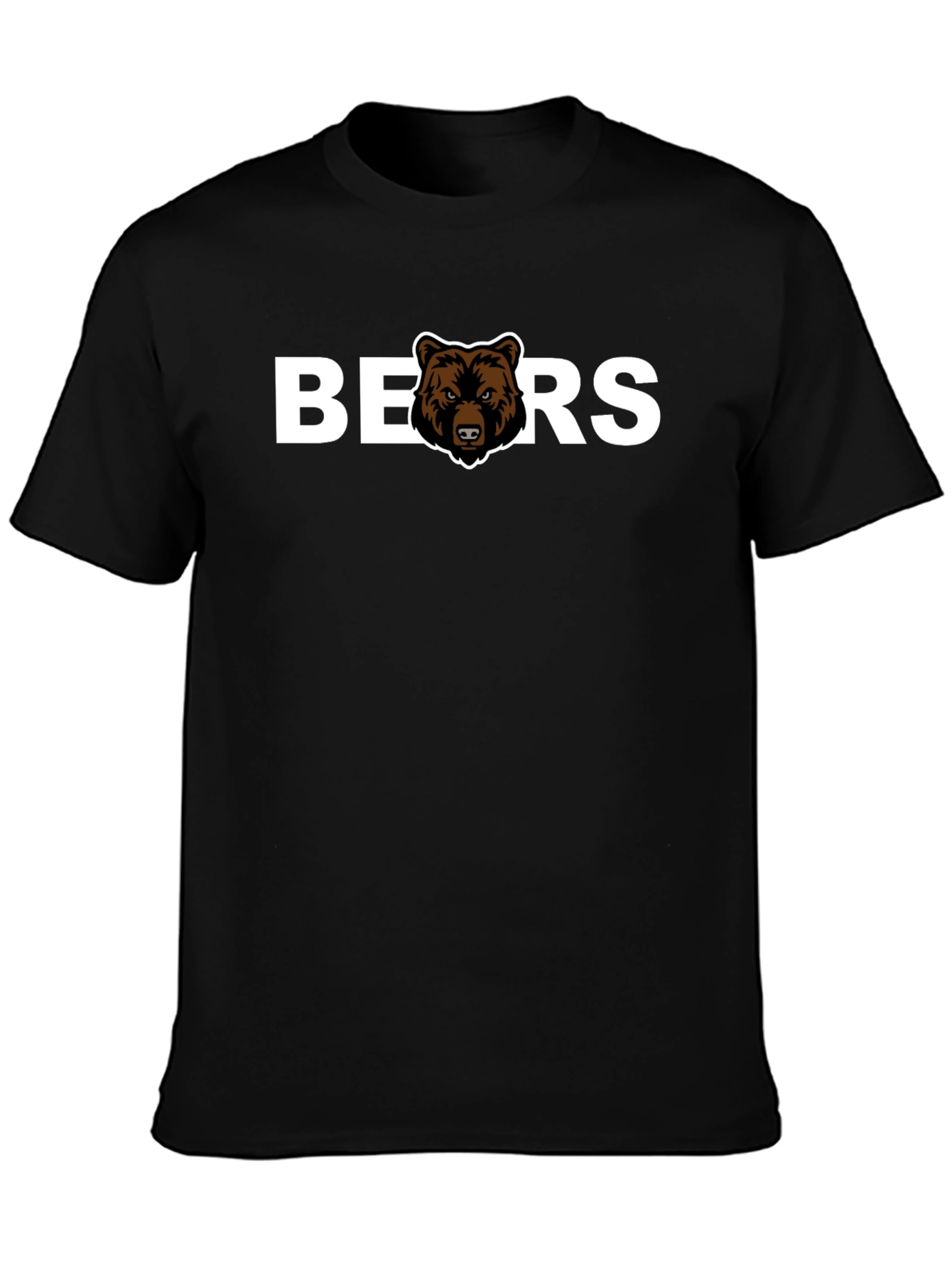 Mens Black Chicago Bears Graphic T-Shirt