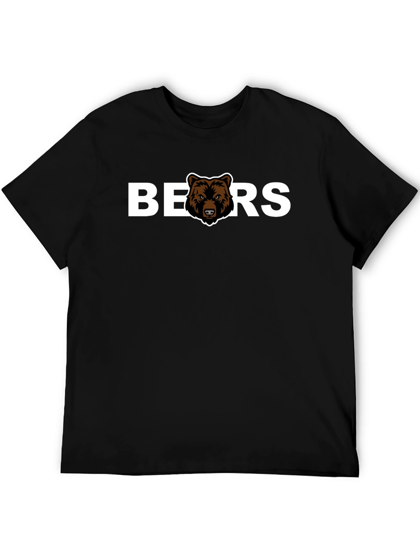 Mens Black Chicago Bears Graphic T-Shirt