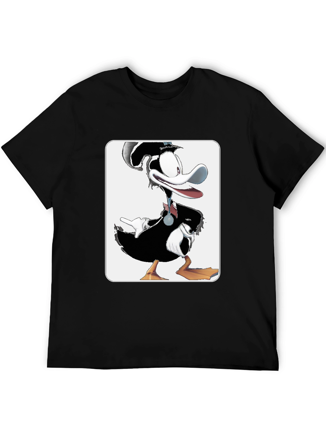 Black Toon Duck Graphic Tee