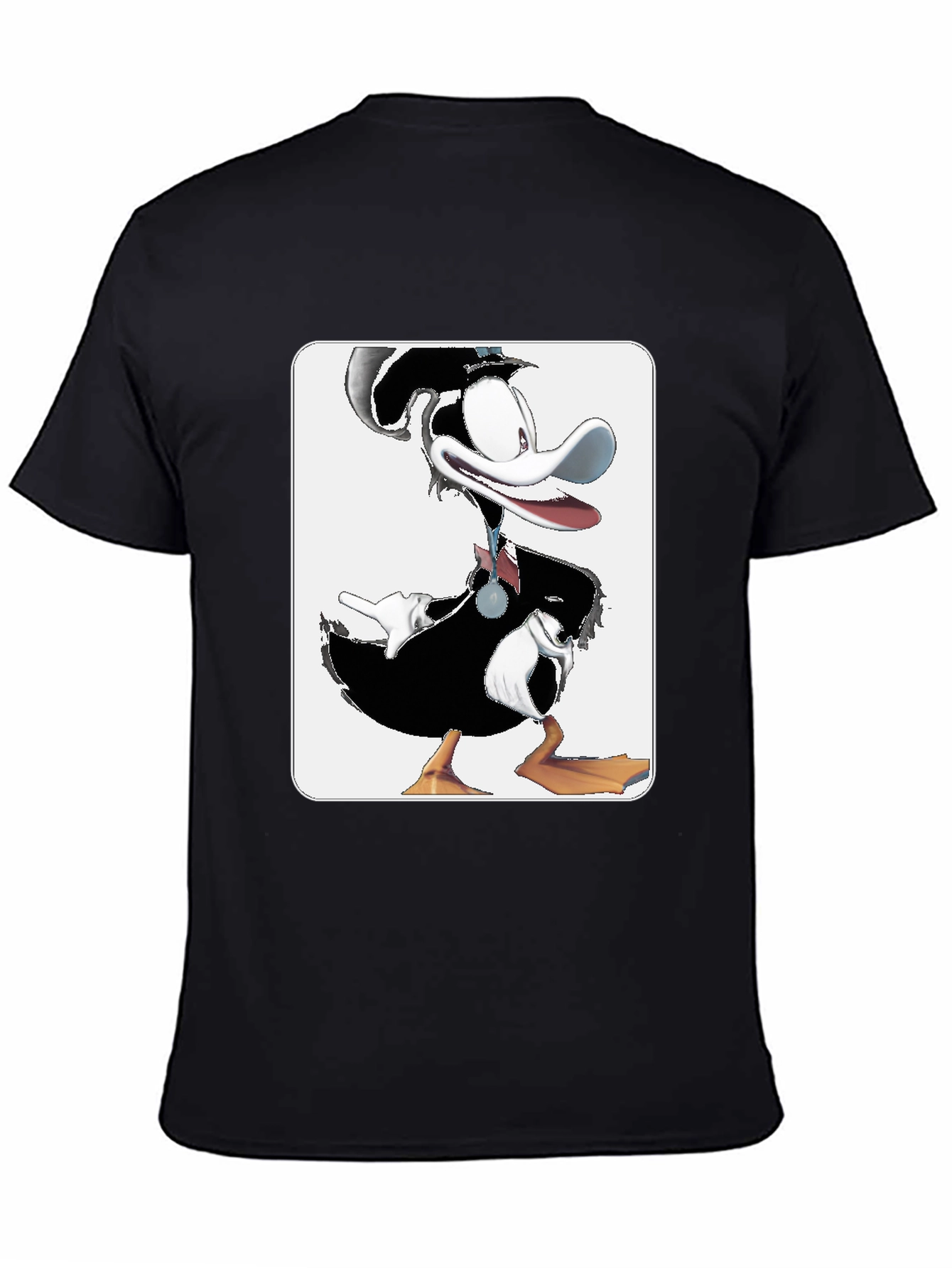 Black Toon Duck Graphic Tee