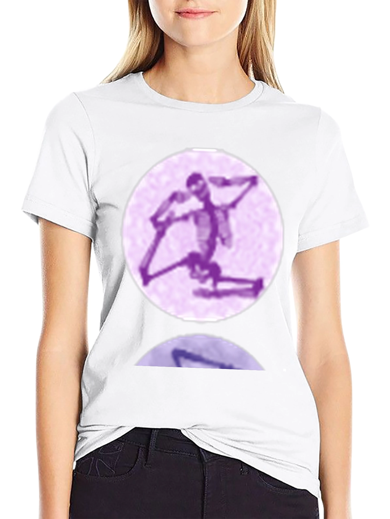 Skeleton Yoga Pose Graphic T-Shirt