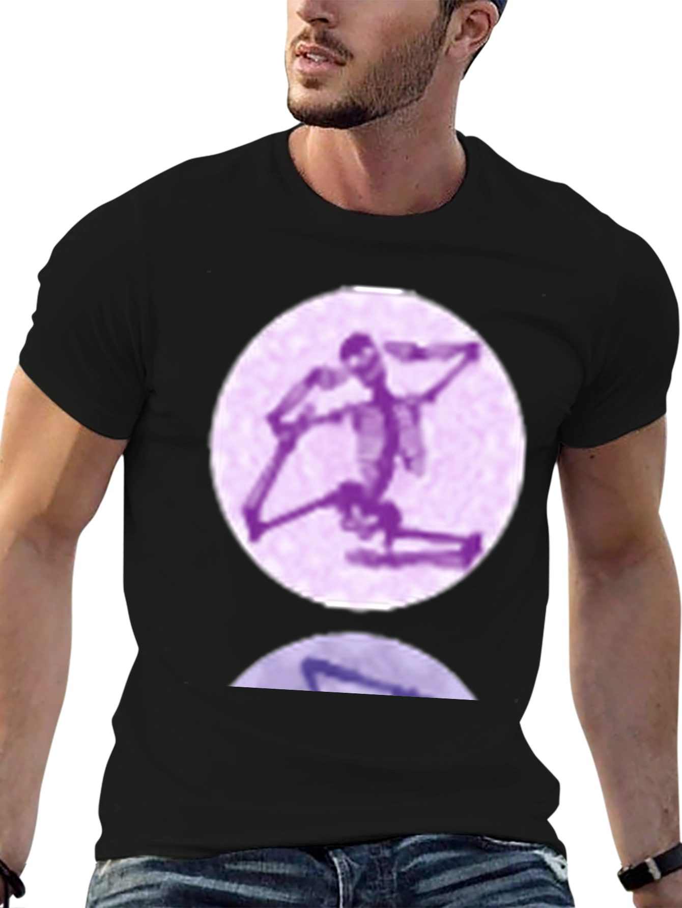 Skeleton Yoga Pose Graphic T-Shirt