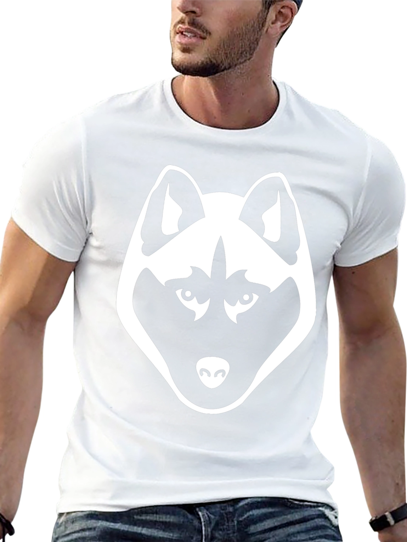 Black Husky Graphic T-Shirt