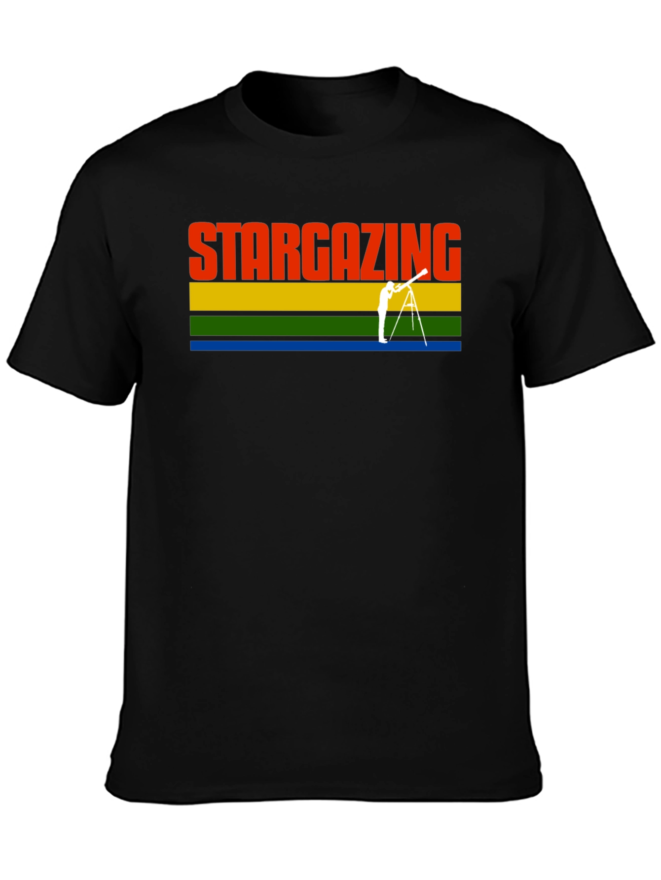 Stargazing Retro Tee - Astronomy T-Shirt