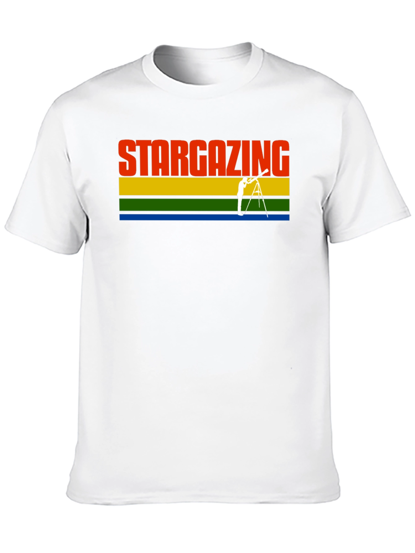 Stargazing Retro Tee - Astronomy T-Shirt
