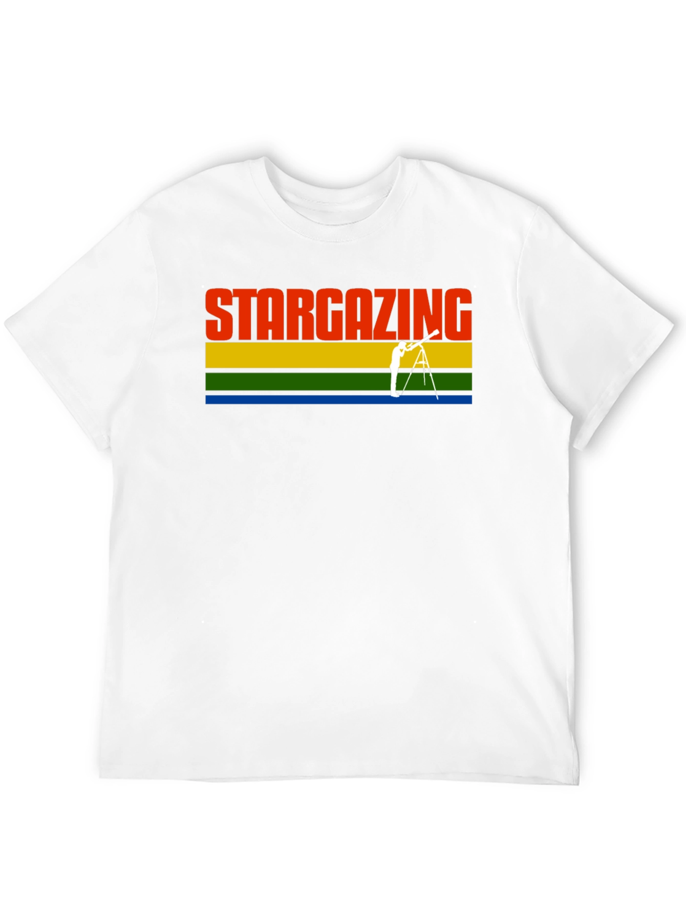 Stargazing Retro Tee - Astronomy T-Shirt