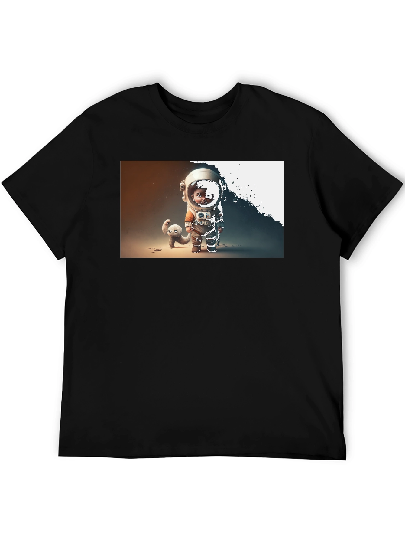 Astronaut Kid Graphic T-Shirt - Space Adventure Tee