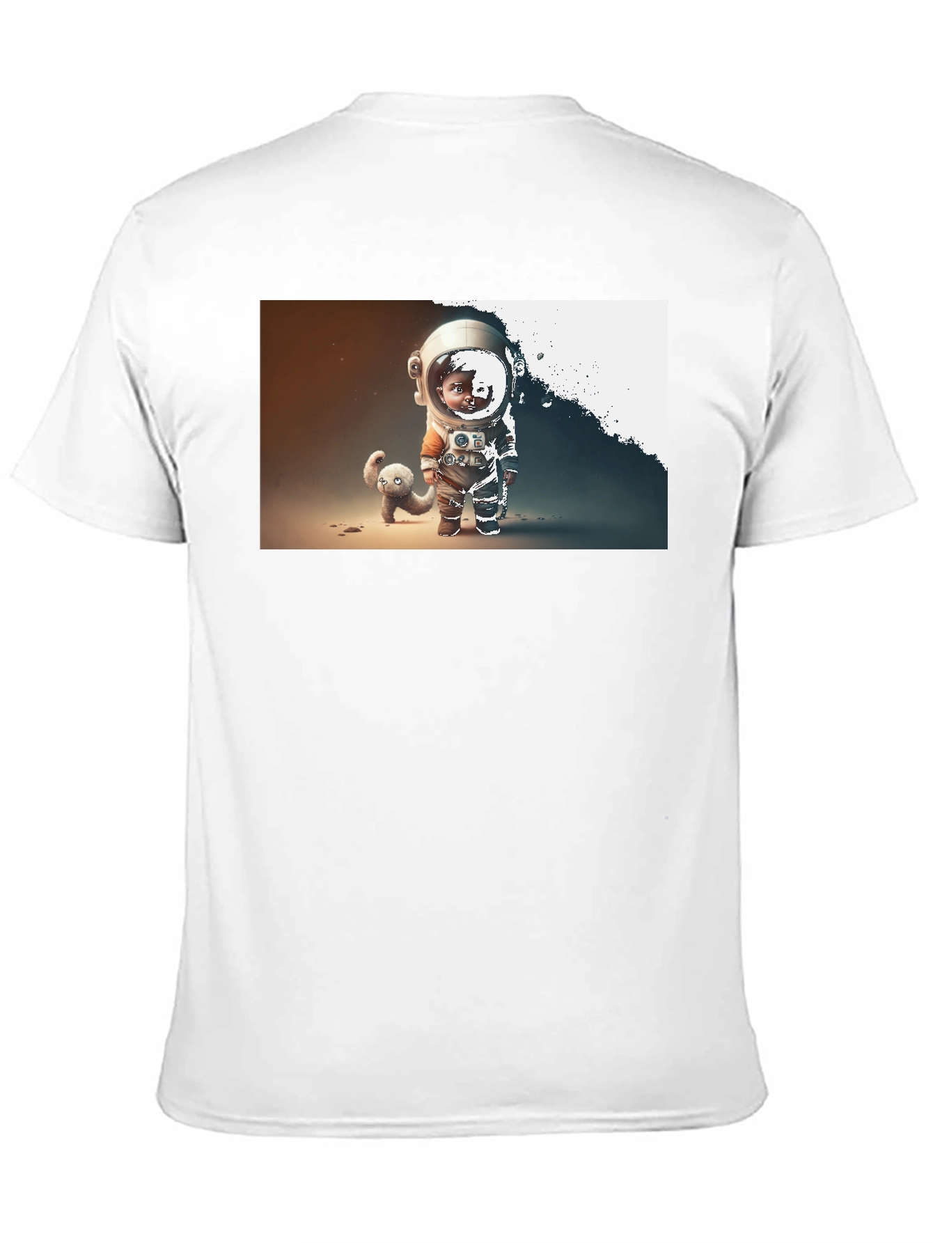 Astronaut Kid Graphic T-Shirt - Space Adventure Tee