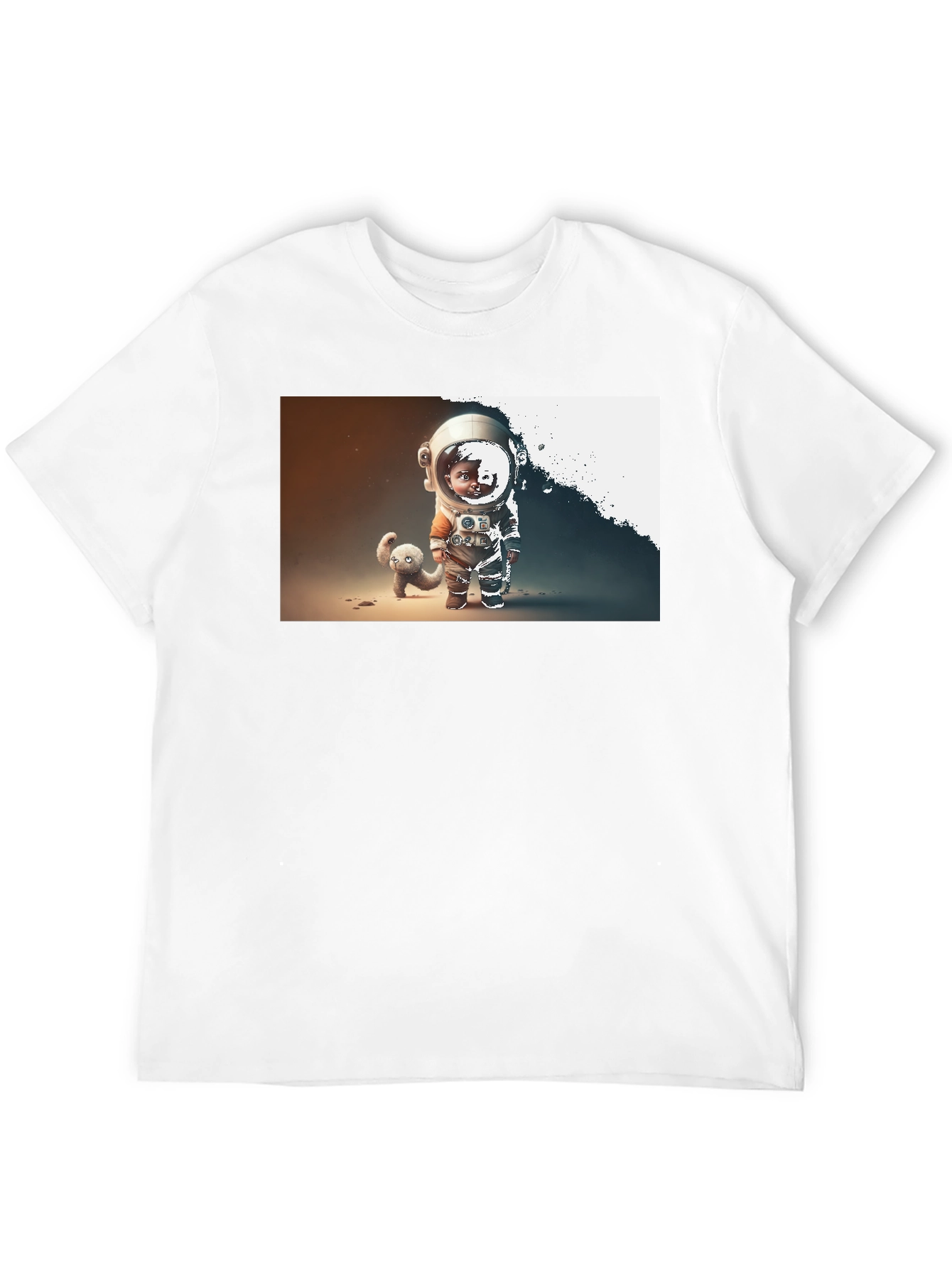Astronaut Kid Graphic T-Shirt - Space Adventure Tee