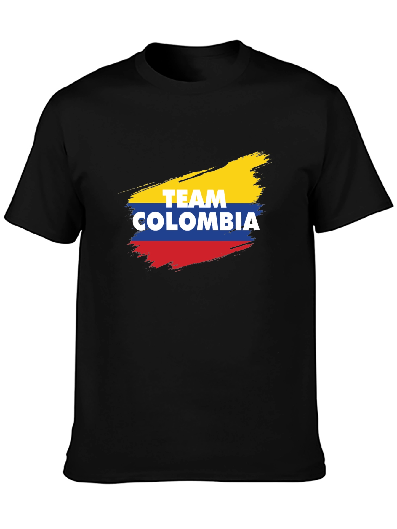 Team Colombia T-Shirt - Yellow Blue Red Fan Tee