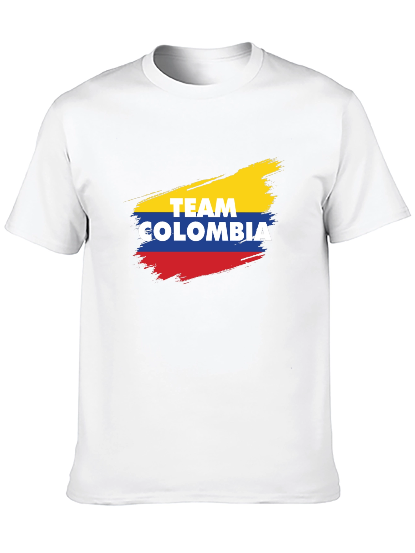 Team Colombia T-Shirt - Yellow Blue Red Fan Tee