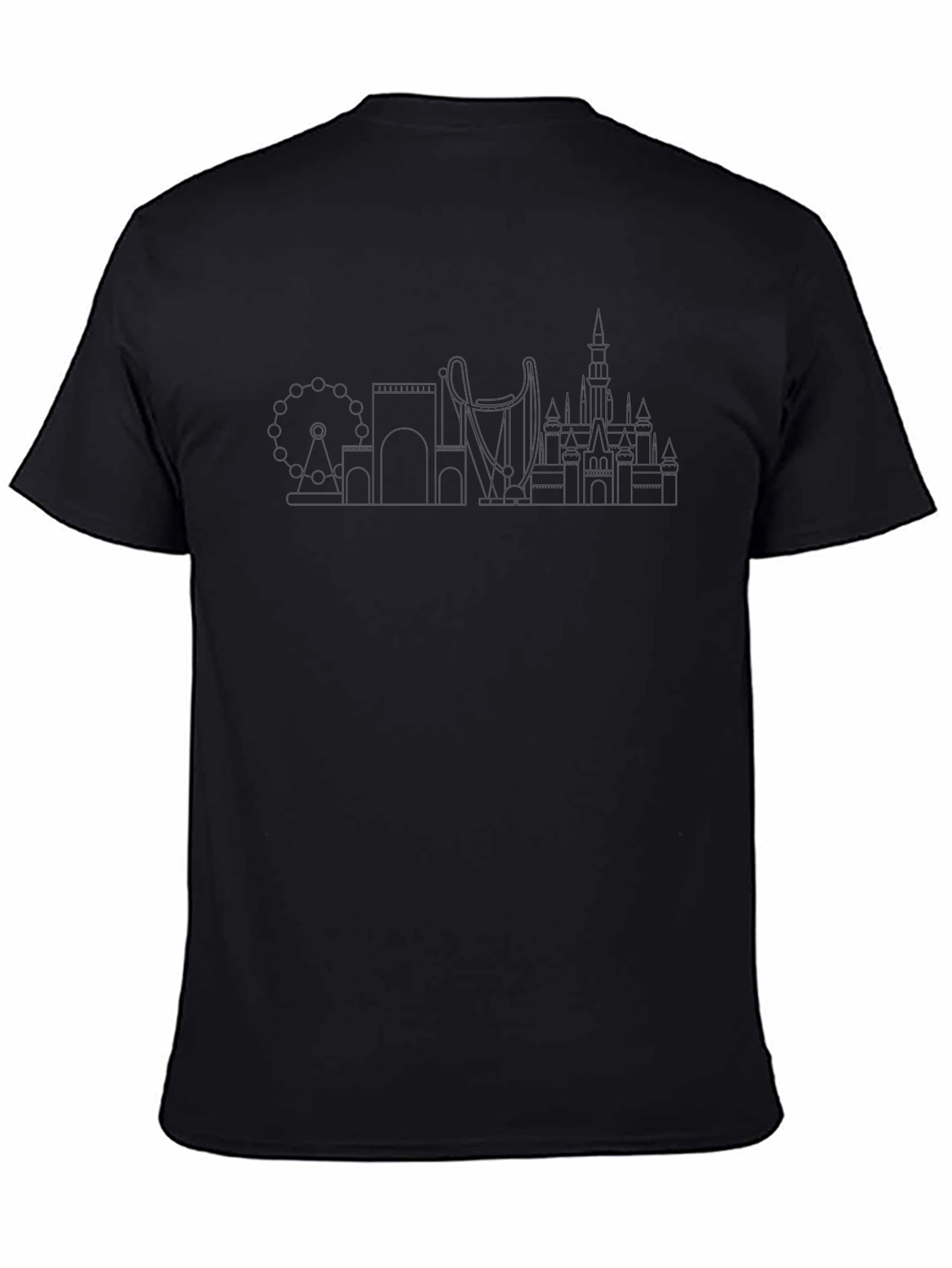 Theme Park Skyline Graphic T-Shirt