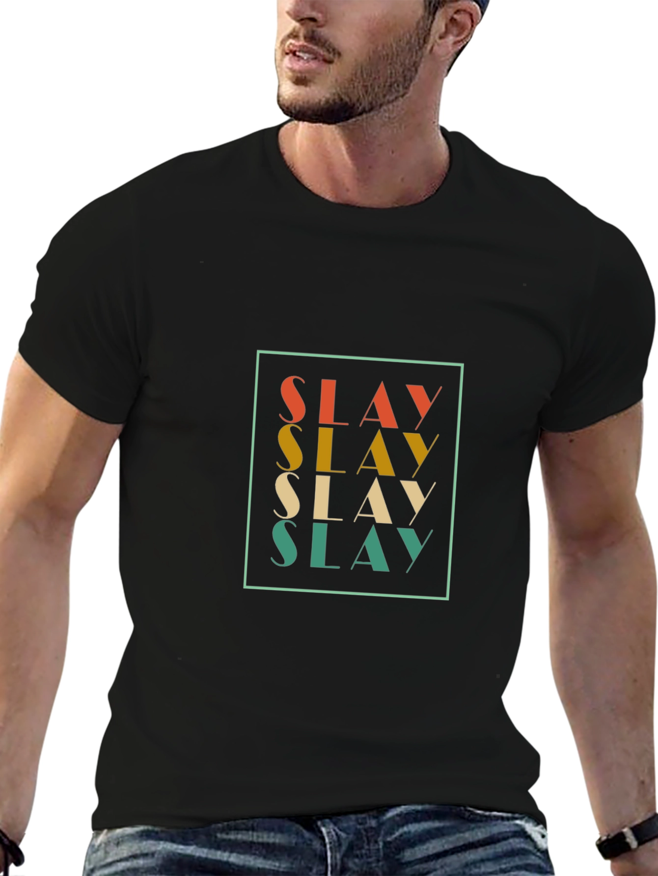 Slay Graphic Tee - Trendy Retro Style