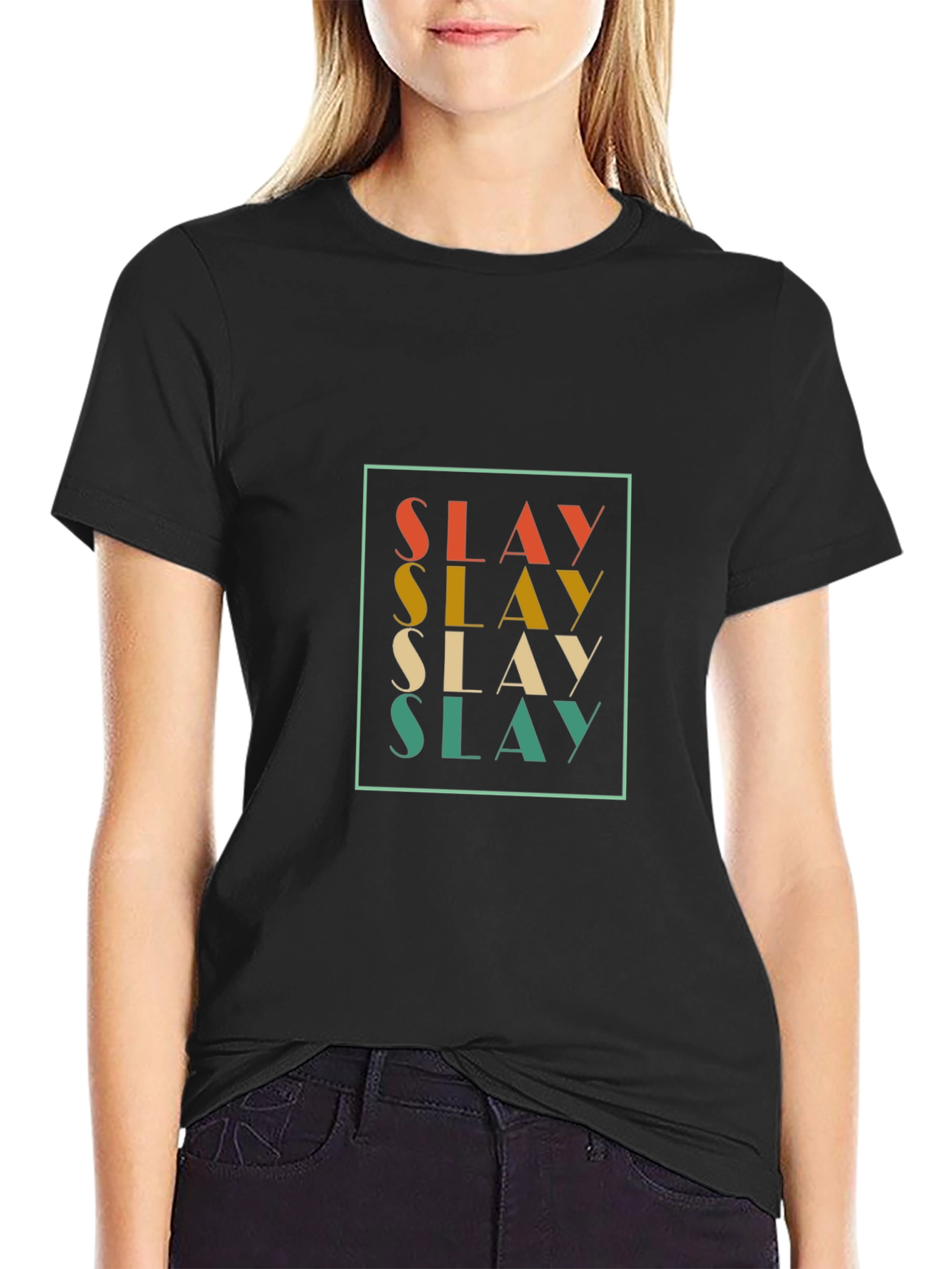 Slay Graphic Tee - Trendy Retro Style
