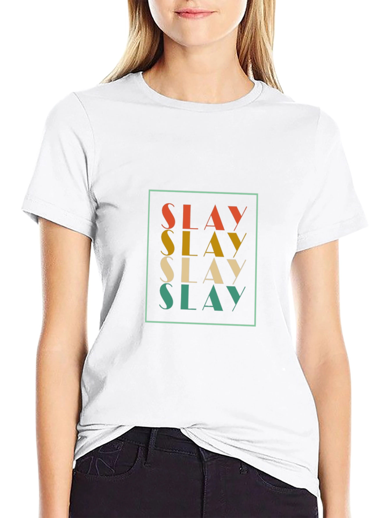Slay Graphic Tee - Trendy Retro Style