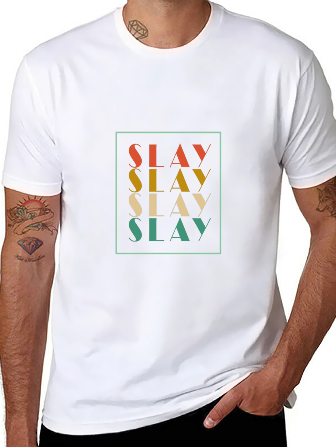 Slay Graphic Tee - Trendy Retro Style