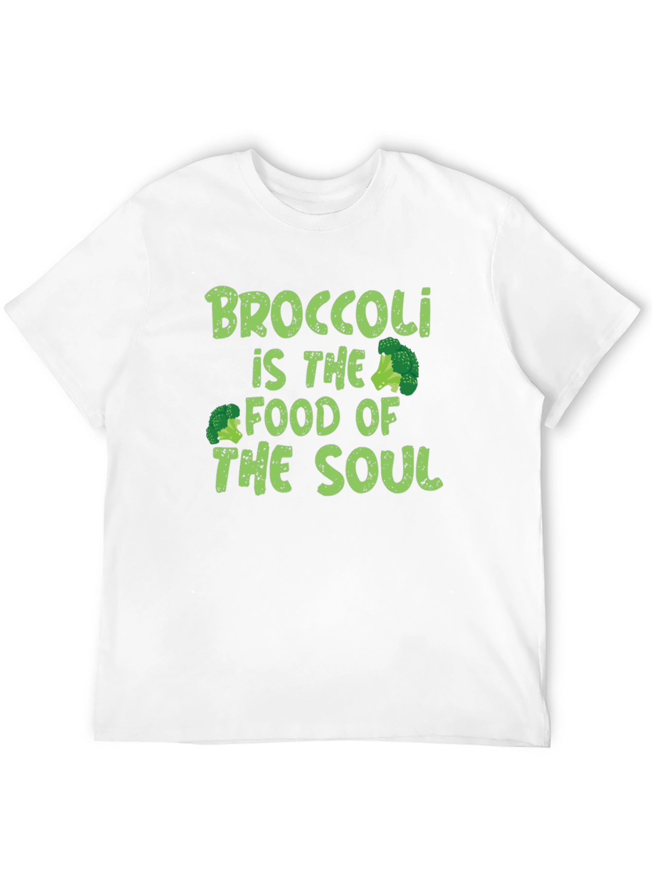 Broccoli is the Food of the Soul Black T-Shirt