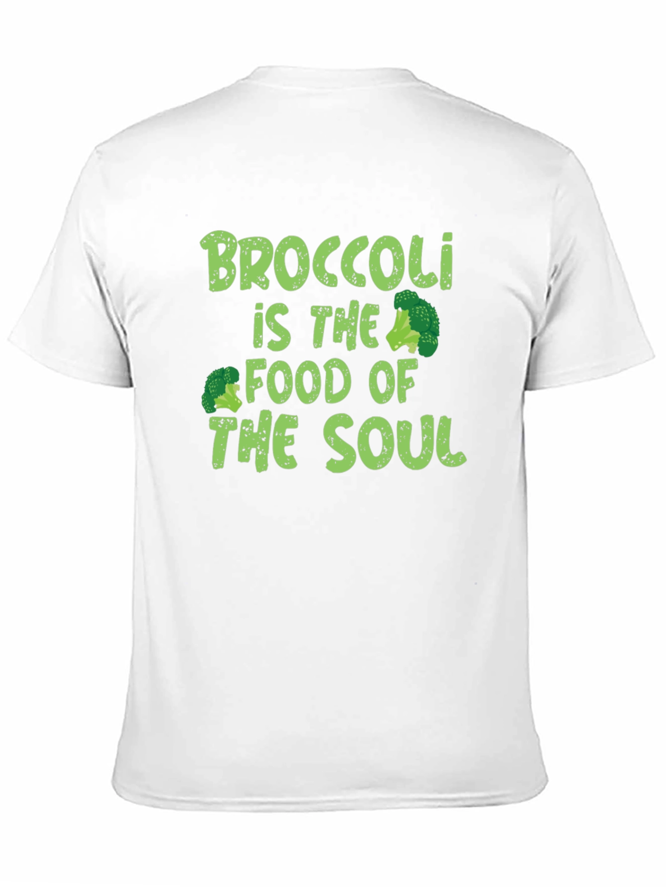 Broccoli is the Food of the Soul Black T-Shirt
