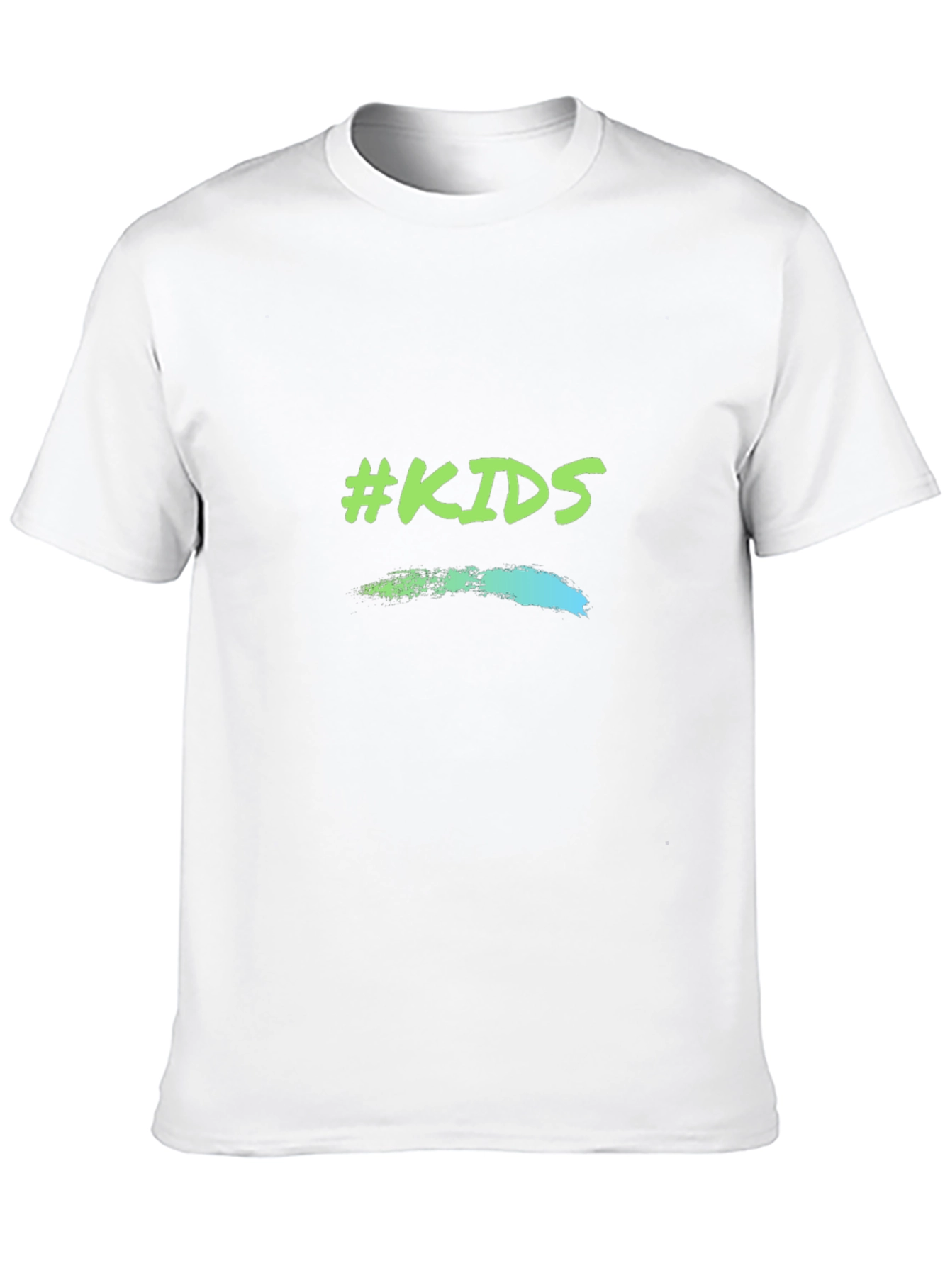 #KIDS Graphic Print Black T-Shirt - Modern Style