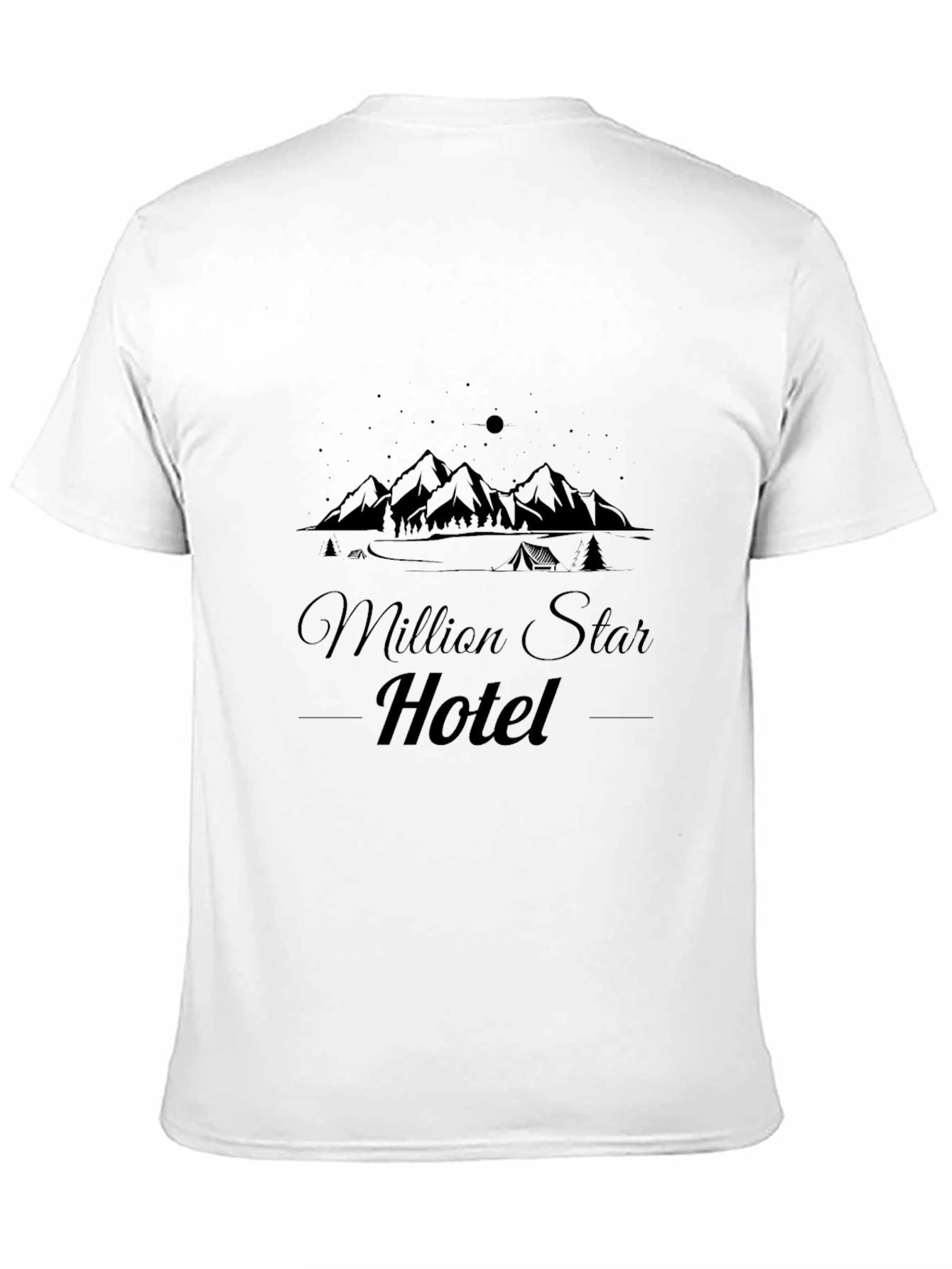 Million Star Hotel T-Shirt - Camping Adventure Tee