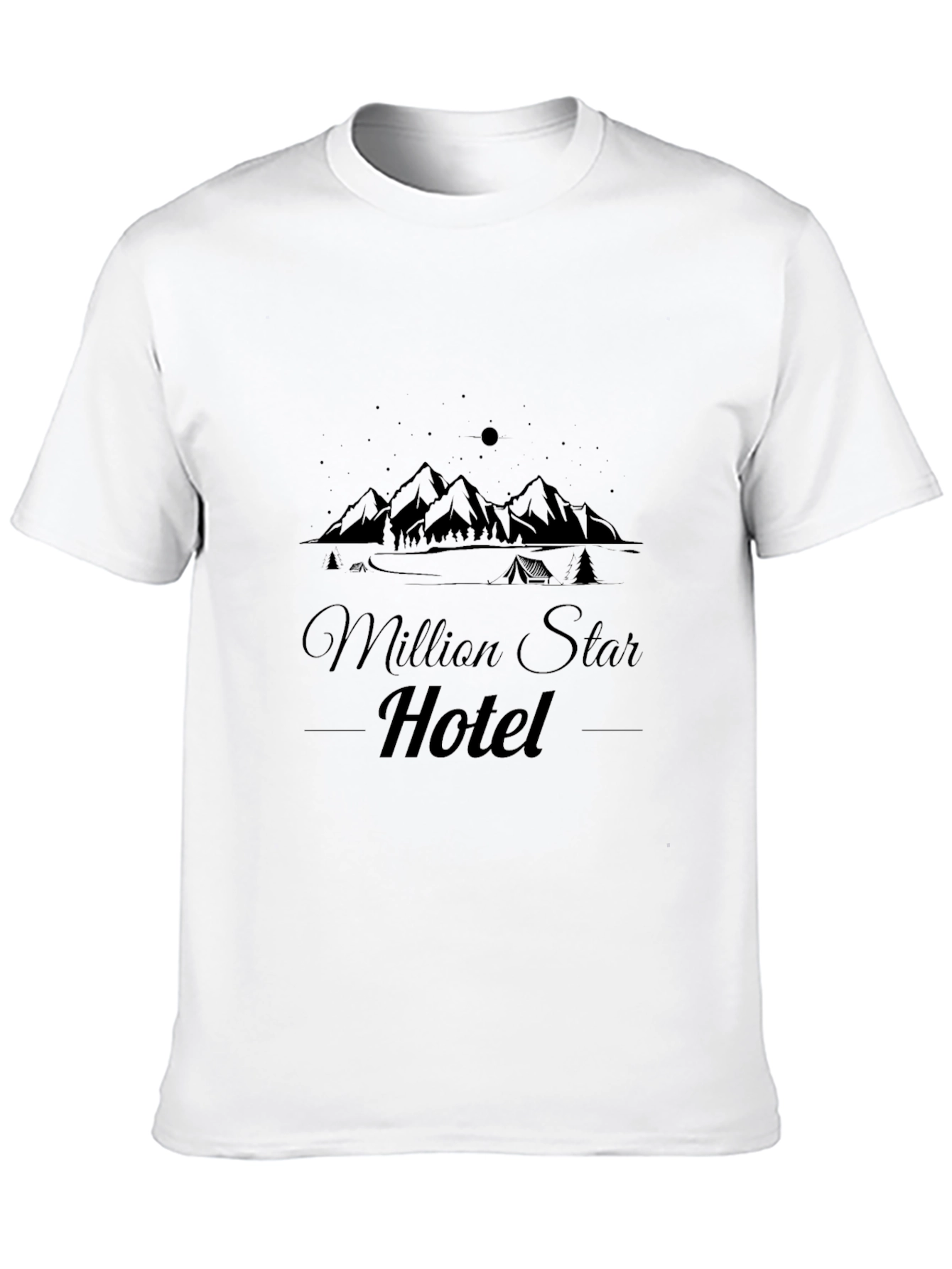 Million Star Hotel T-Shirt - Camping Adventure Tee