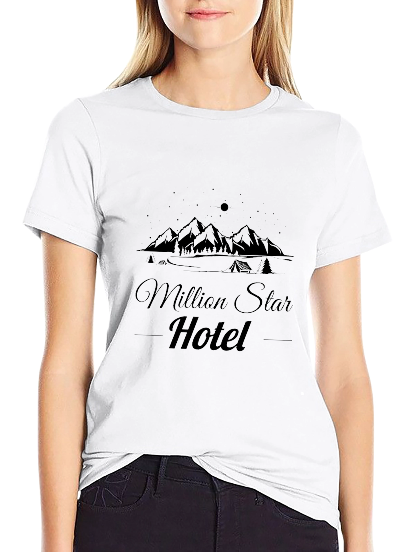 Million Star Hotel T-Shirt - Camping Adventure Tee