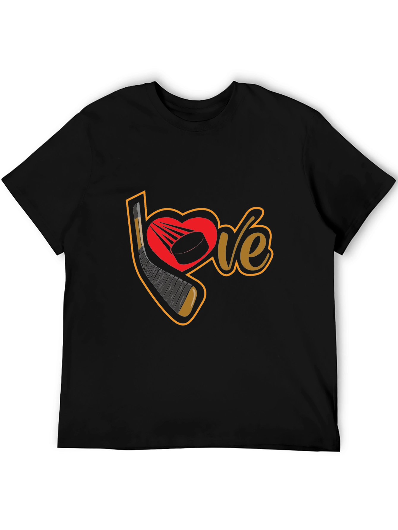 Hockey Love T-Shirt - Sporty Graphic Tee